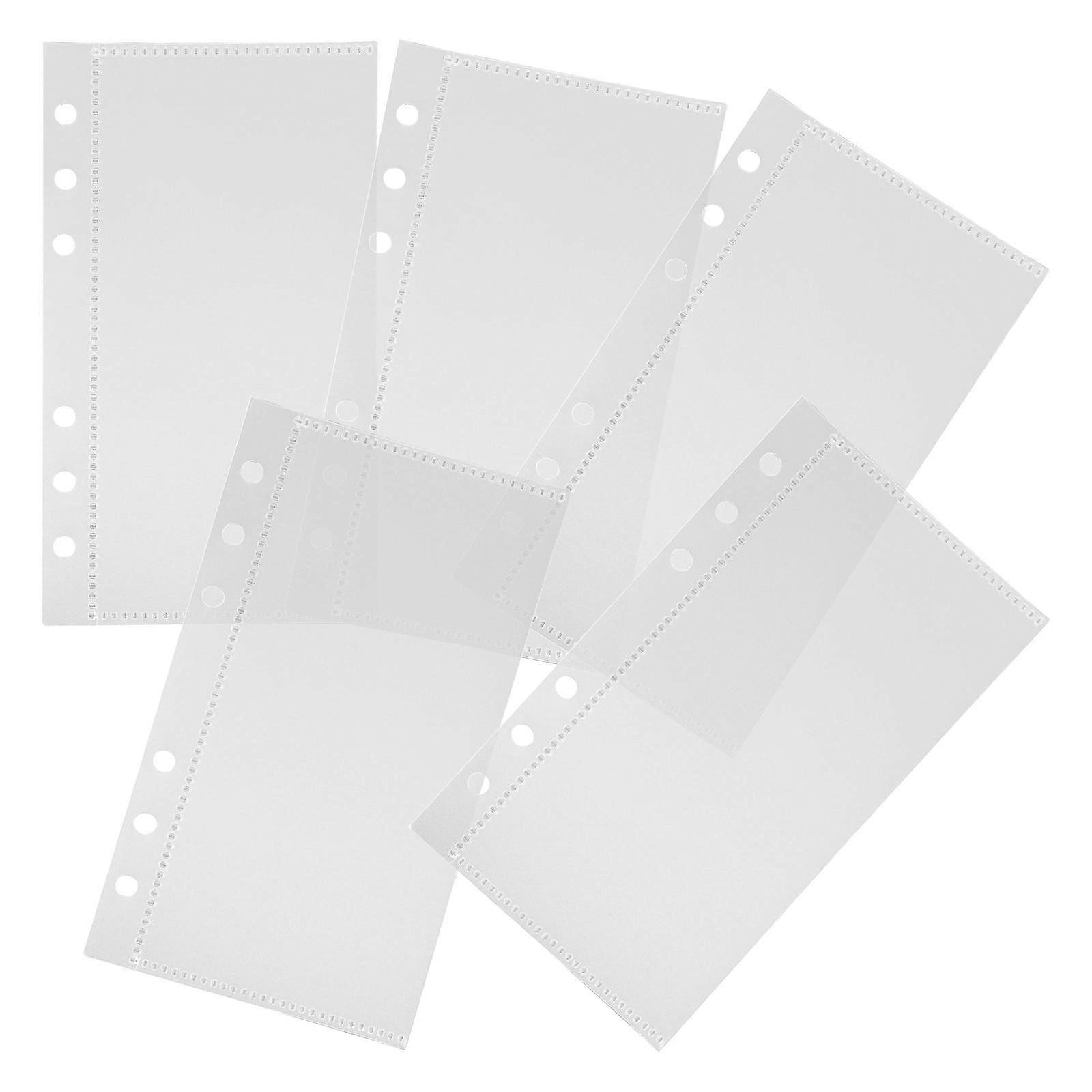 Budget Binder Divider Inserts 25Pcs Transparent PP Storage Organizers For Gift Giving And Personal Organization 17.20X9.50X0.10CM
