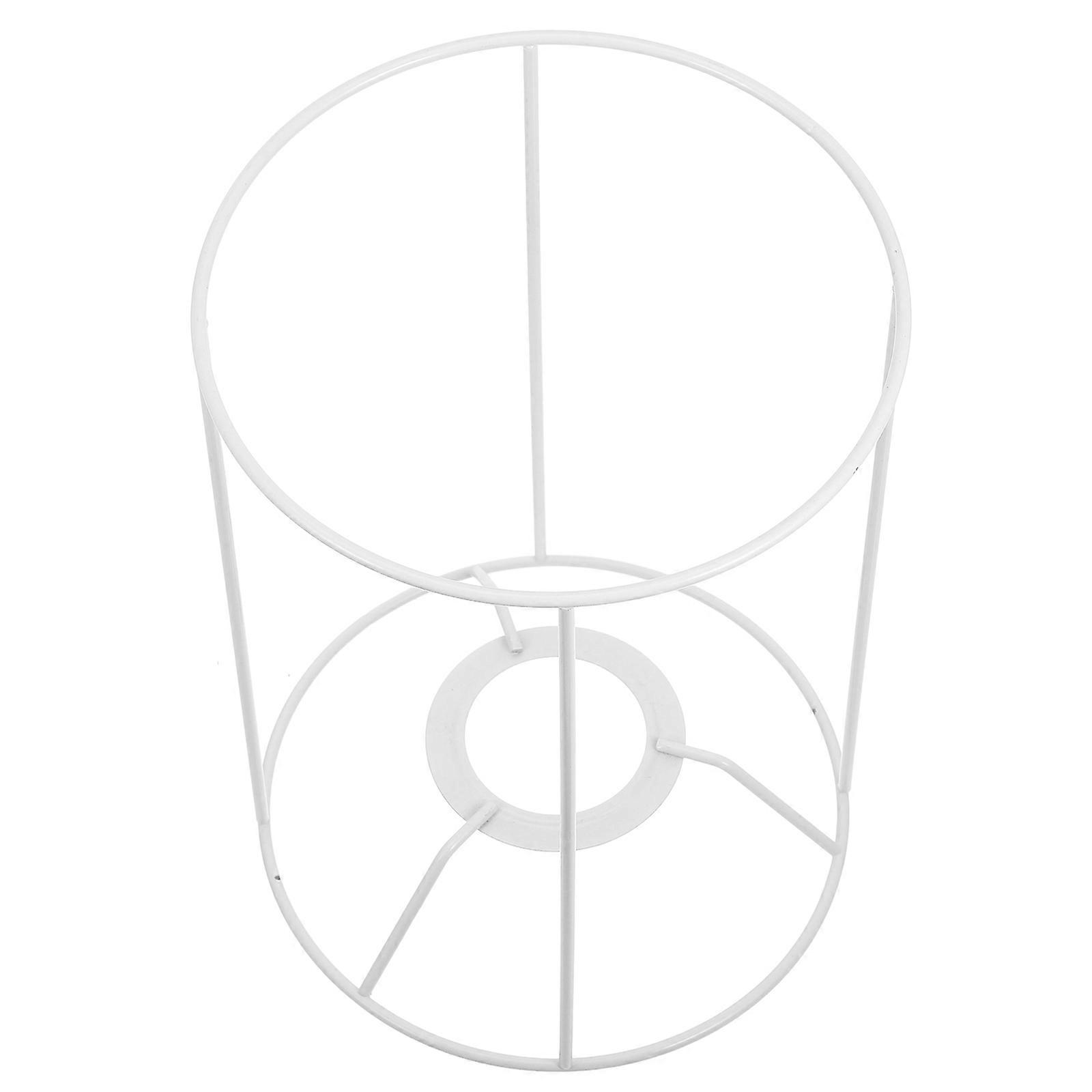 Lampshade Frame Metal Lampshade Rack DIY Lamp Frame For Table Lamp 3Pcs White Elegant Design Ideal For Home Decoration