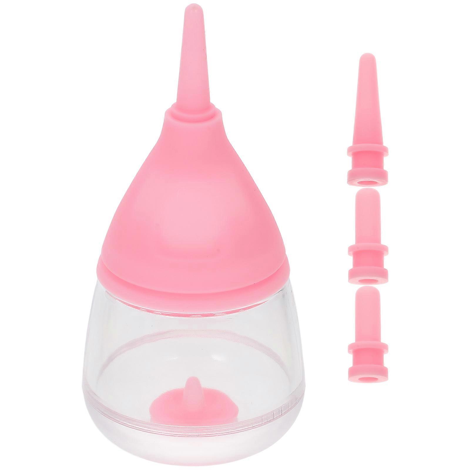 3Pcs Small Feeding Bottle For Kittens Nursing Newborn Puppies With Adjustable Flow Rate Convenience
