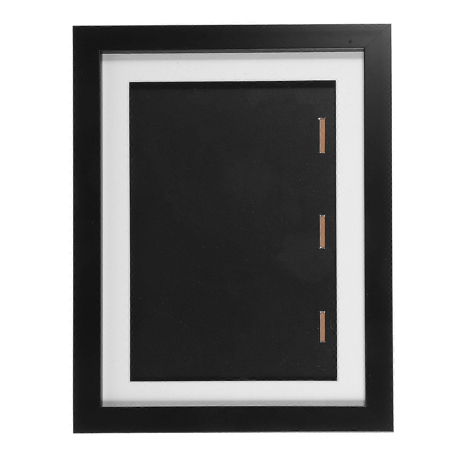 Creative Medal Holder 2Pcs A4 Size Medal Display Box Designed For Marathon Runners Featuring Black Glass And Wood Material For Stylish Medal Showing