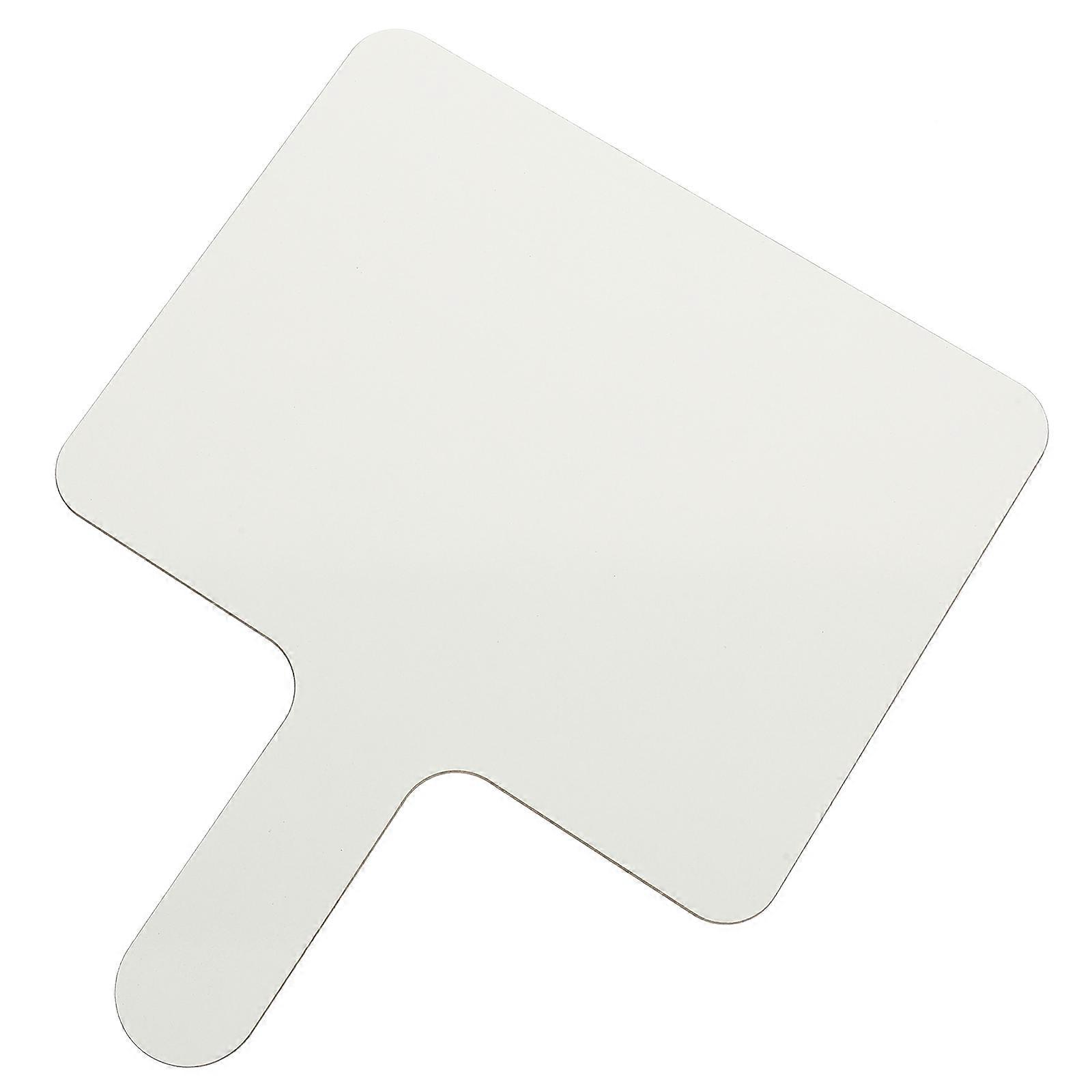 White Double Sided Dry Erase Paddle for Classroom Use 5Pcs Handheld Set