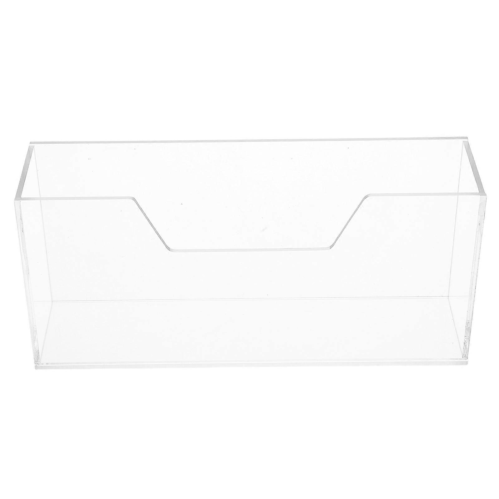 Acrylic Vertical Guest Towel Holder for Table Tissue Dispensing 2Pcs