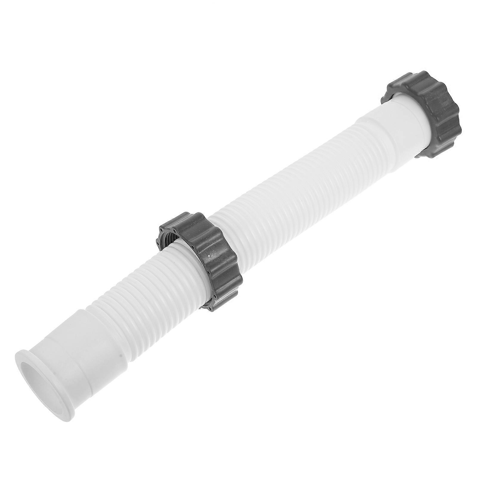 Pool Pump Hose for Pool Sand Filter 3Pcs White PVC Interconnecting Hose