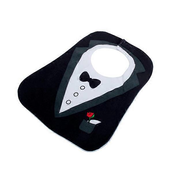 3 Layer Baby Bibs Waterproof Toddler Saliva Towel for Baby Use Black