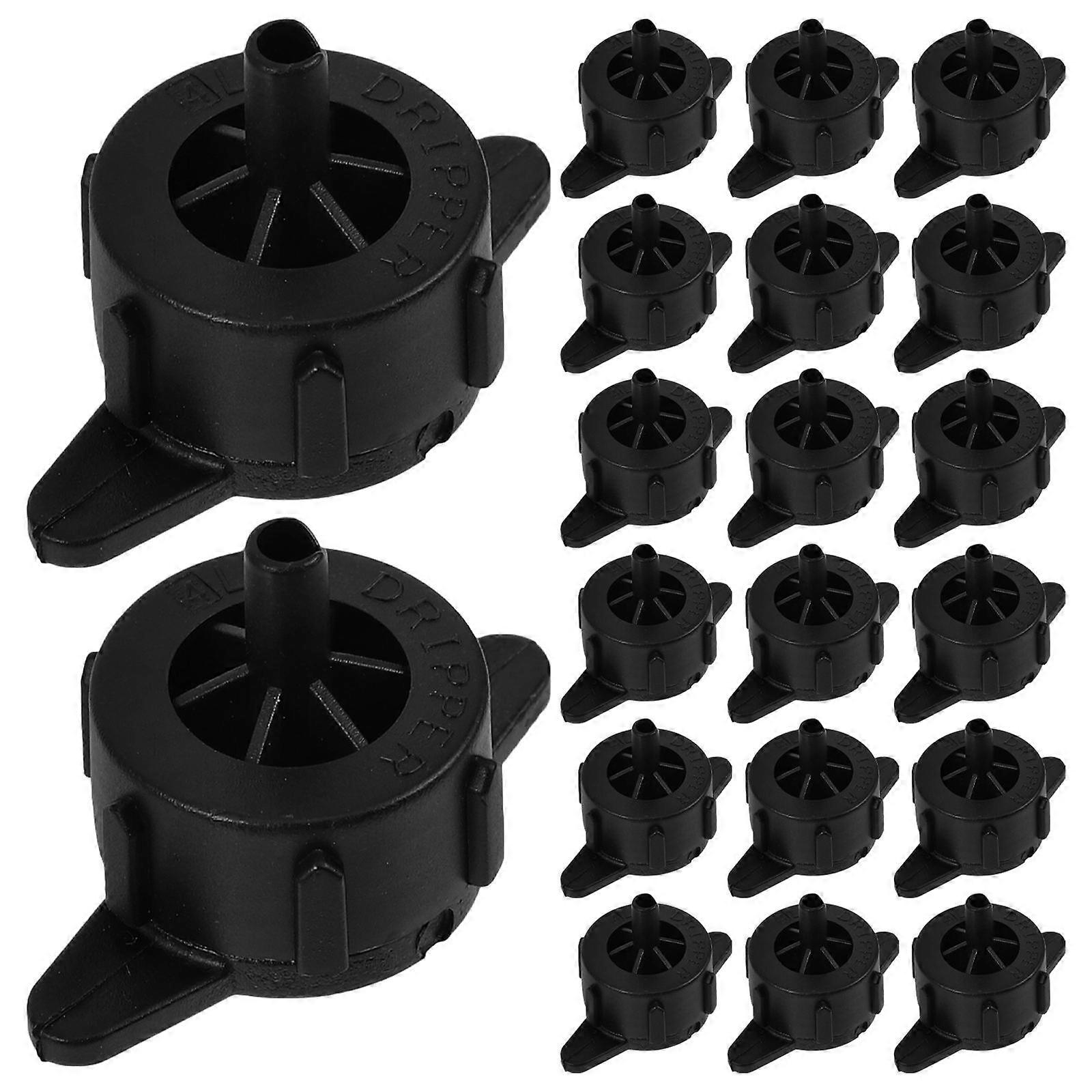 Plastic Drip Irrigation Emitters Pressure Compensating for Gardening 40Pcs