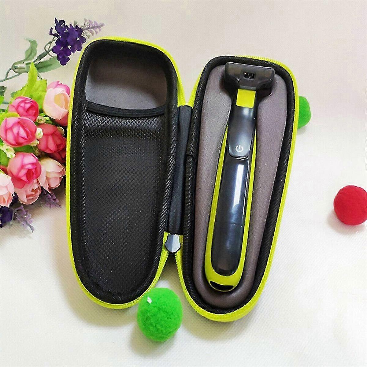 Portable Shaver Storage Case for Travel Razor Bag Organizer Kit Compatible with Single Blade Models