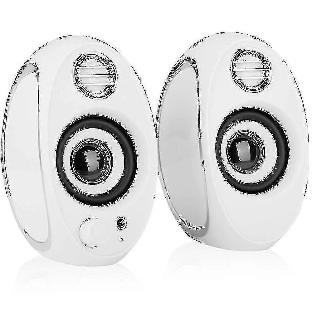 Laptop Subwoofer Small Speaker White