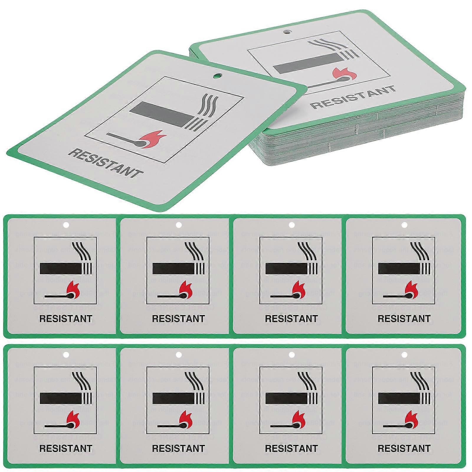 Furniture Fire Safety Labels for Warning Use with 250Pcs Pack