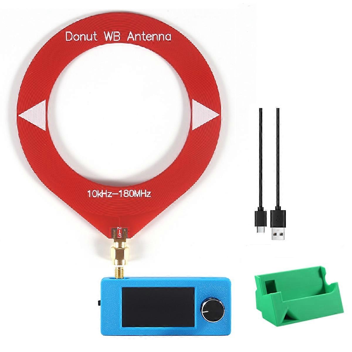 SI4732 Mini Radio Receiver 1.9inch Display 10KHz-180MHz FM/AM/LSB/USB Shortwave Radio SI4732 Mini Radio +3D Stand