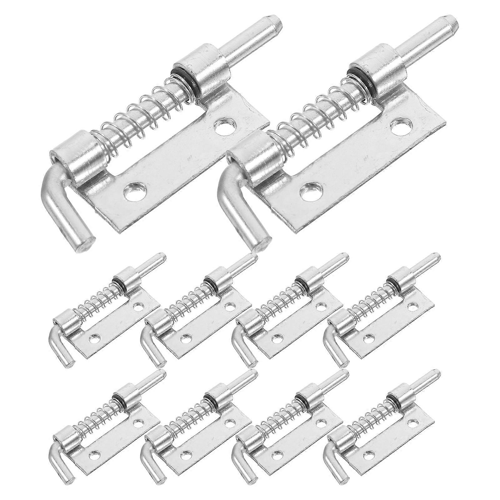 Silver Spring Latch Spring Bolt Latch for Gate Lock System 50Pcs