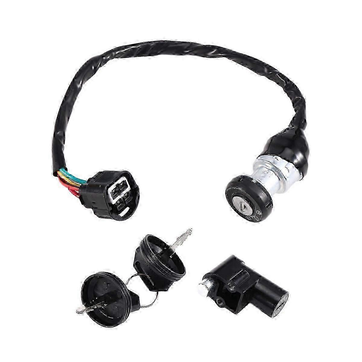 4 Wires Ignition-Switch with 2 Keys Fit for Linhai T-Boss 550 48295 ATV UTV Edition 0718