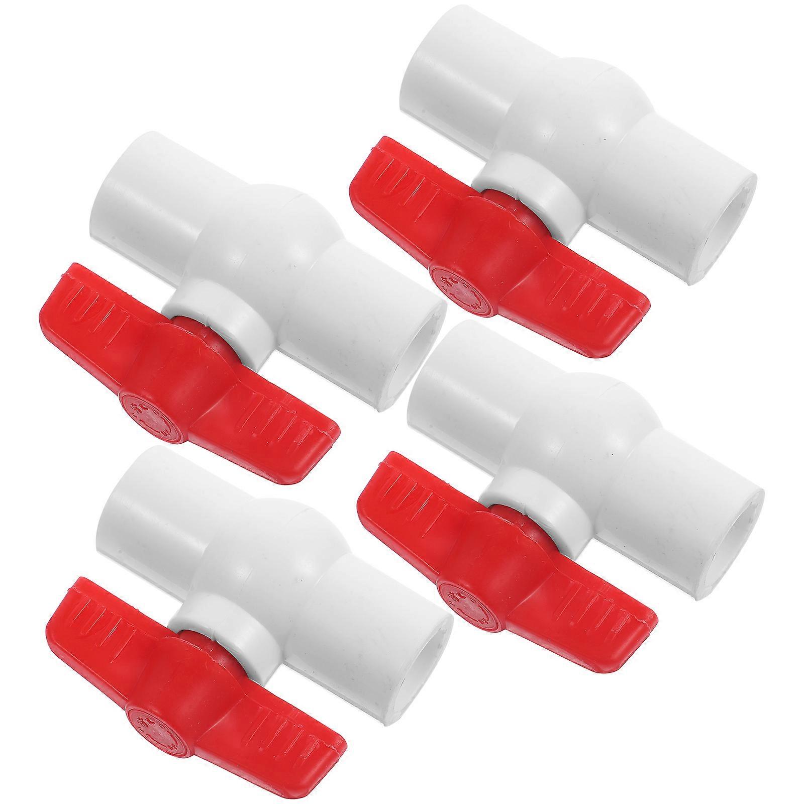 PVC Ball Valve Fitting 20mm Designed For Irrigation Pipe Applications Perfect For Homeowners 8Pcs