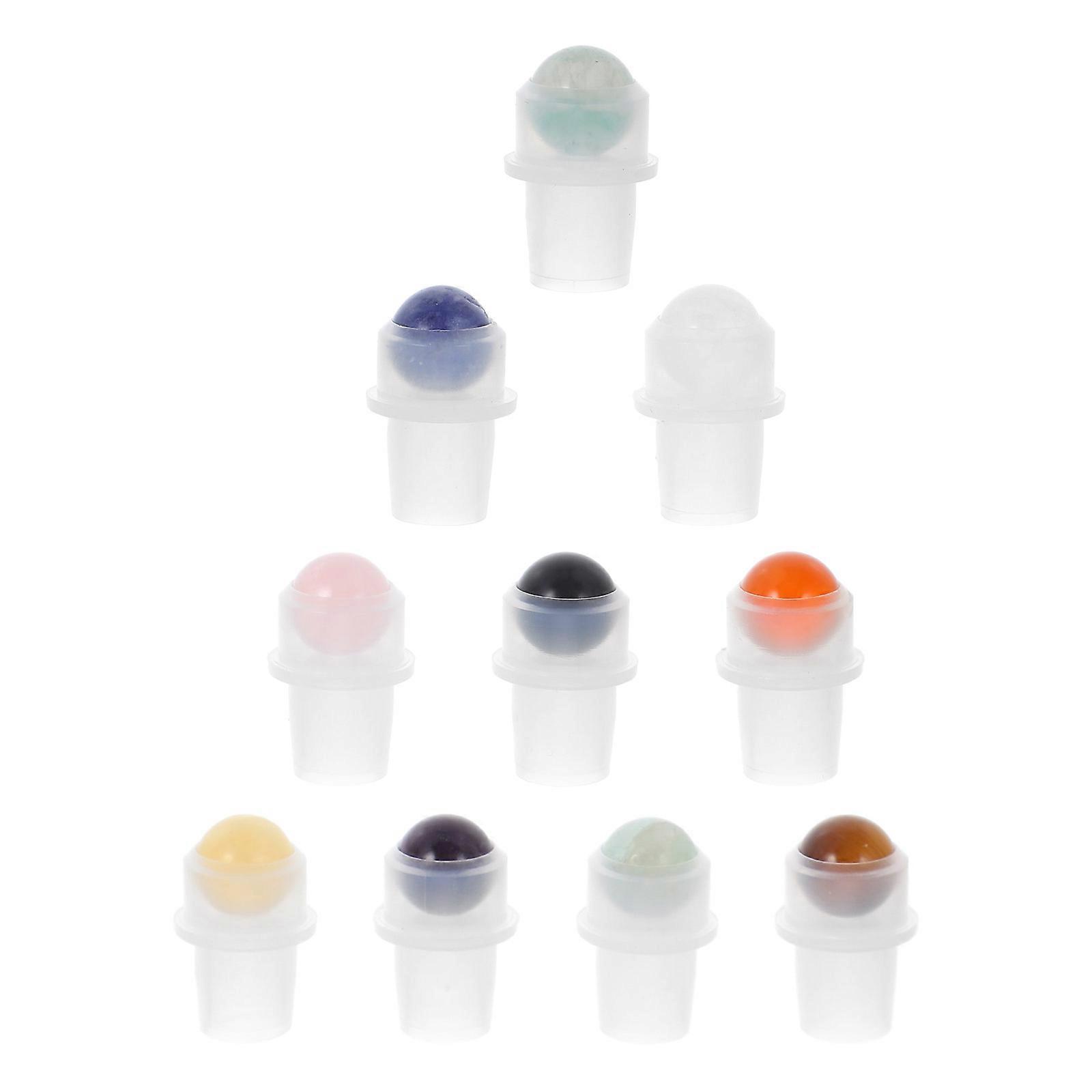 Jade Stone Roller Ball Inserts for Essential Oil Bottles 10Pcs Replacement