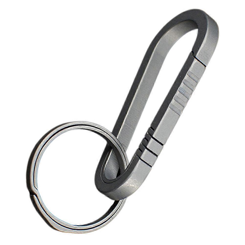 Quick Release Keychain Titanium Alloy Key Holder for Belt 2Pcs Outdoors