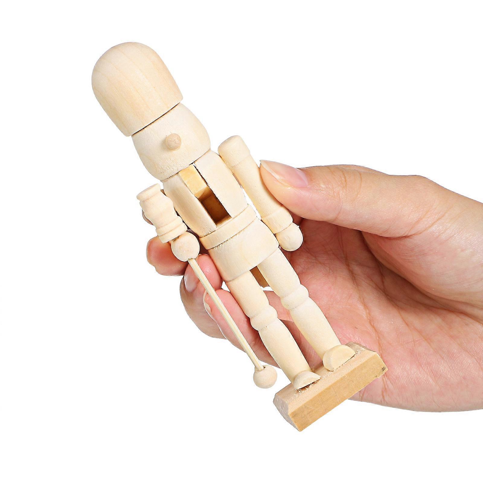 Christmas Wood Nutcracker Decorations for Indoor Use 60 Pieces Set