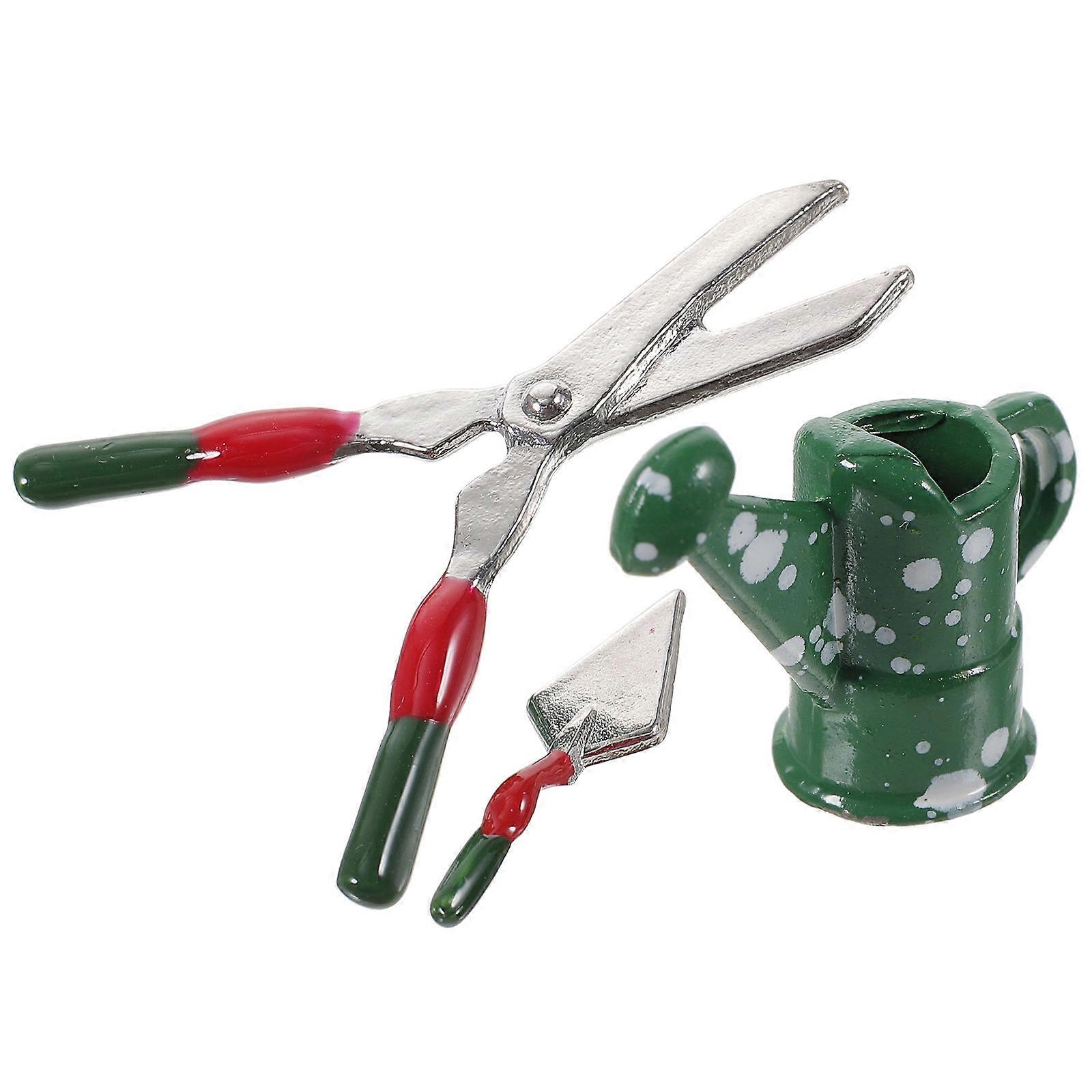 Miniature Gardening Tool Set for Kids with Watering Can and Scissors 1Set