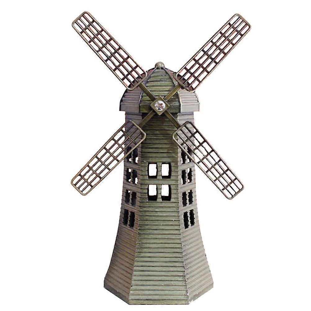 Retro Windmill Metal Souvenirs for Decoration Use 2Pcs