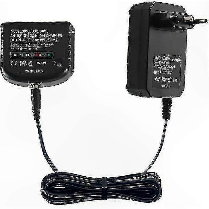 Replacement Battery Charger for 9.6V-18V Cordless Power Tools Compatible with HPB18 HPB14 HPB12 HPB96 A1718 FSB18 Models