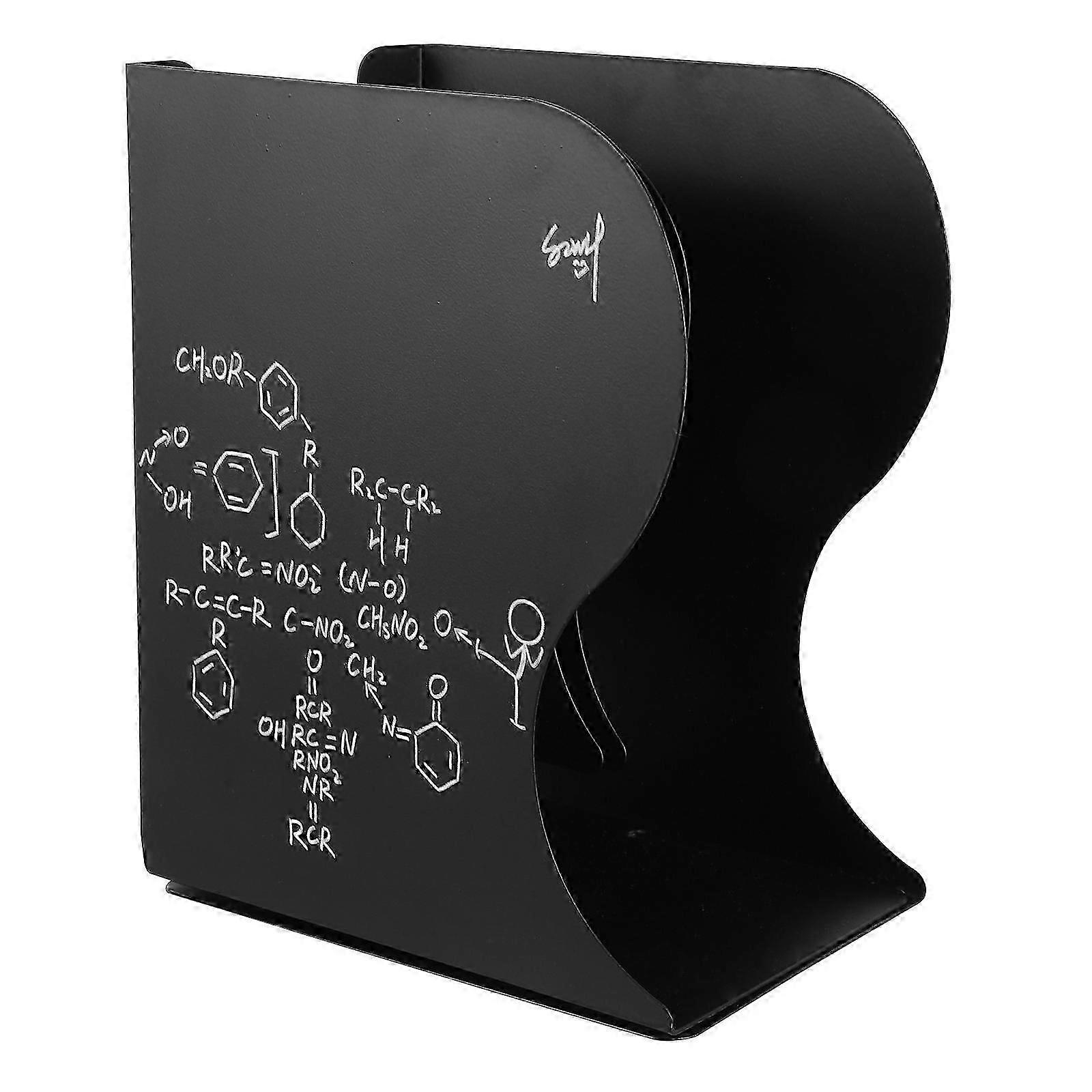 Retractable Bookshelf Modern Design 35x19cm Black 1Set