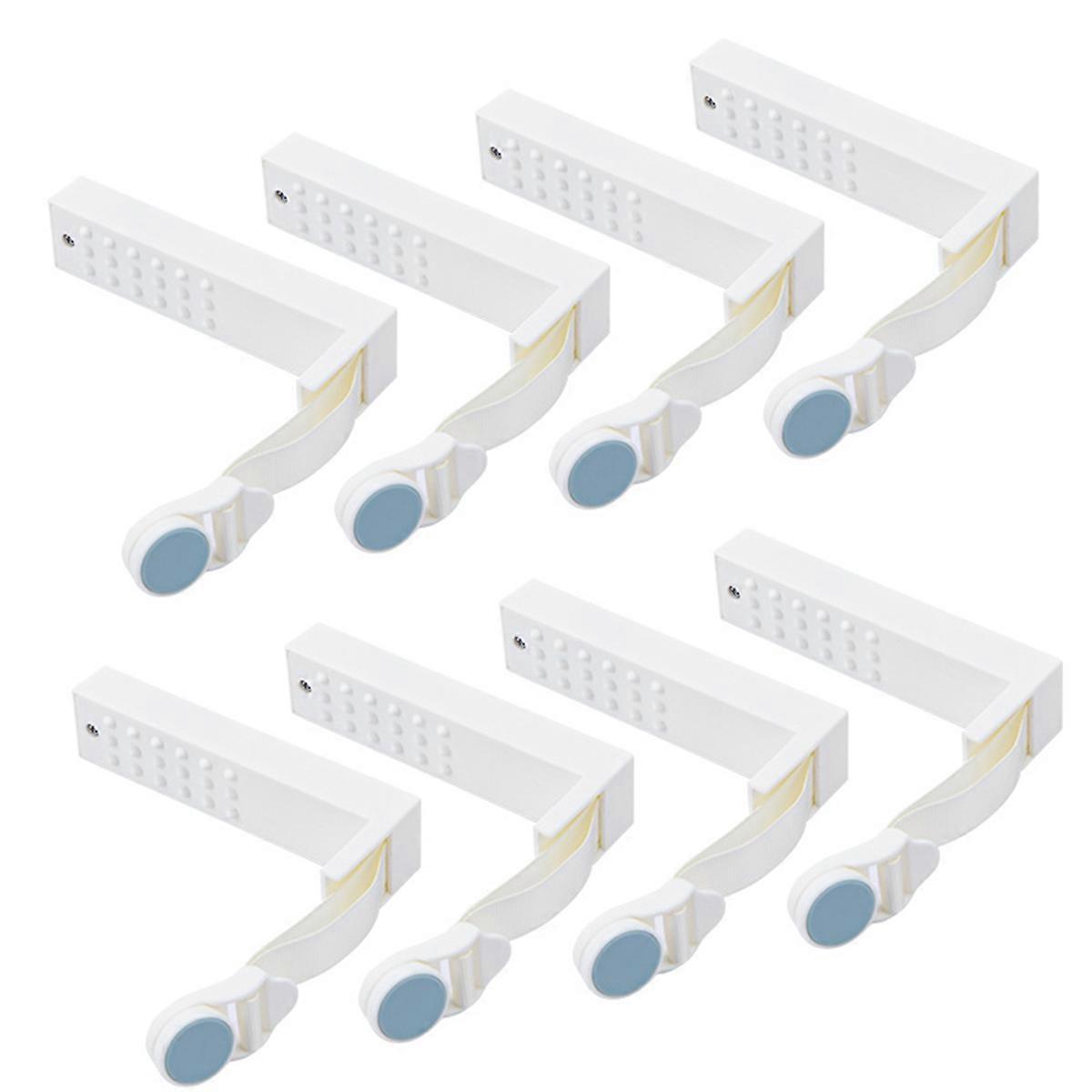 Sheet Locks, Sheet Corner Locks to Keep Sheets Tight, Sheet Organizer Mattress Sheet Holder Straps Blue