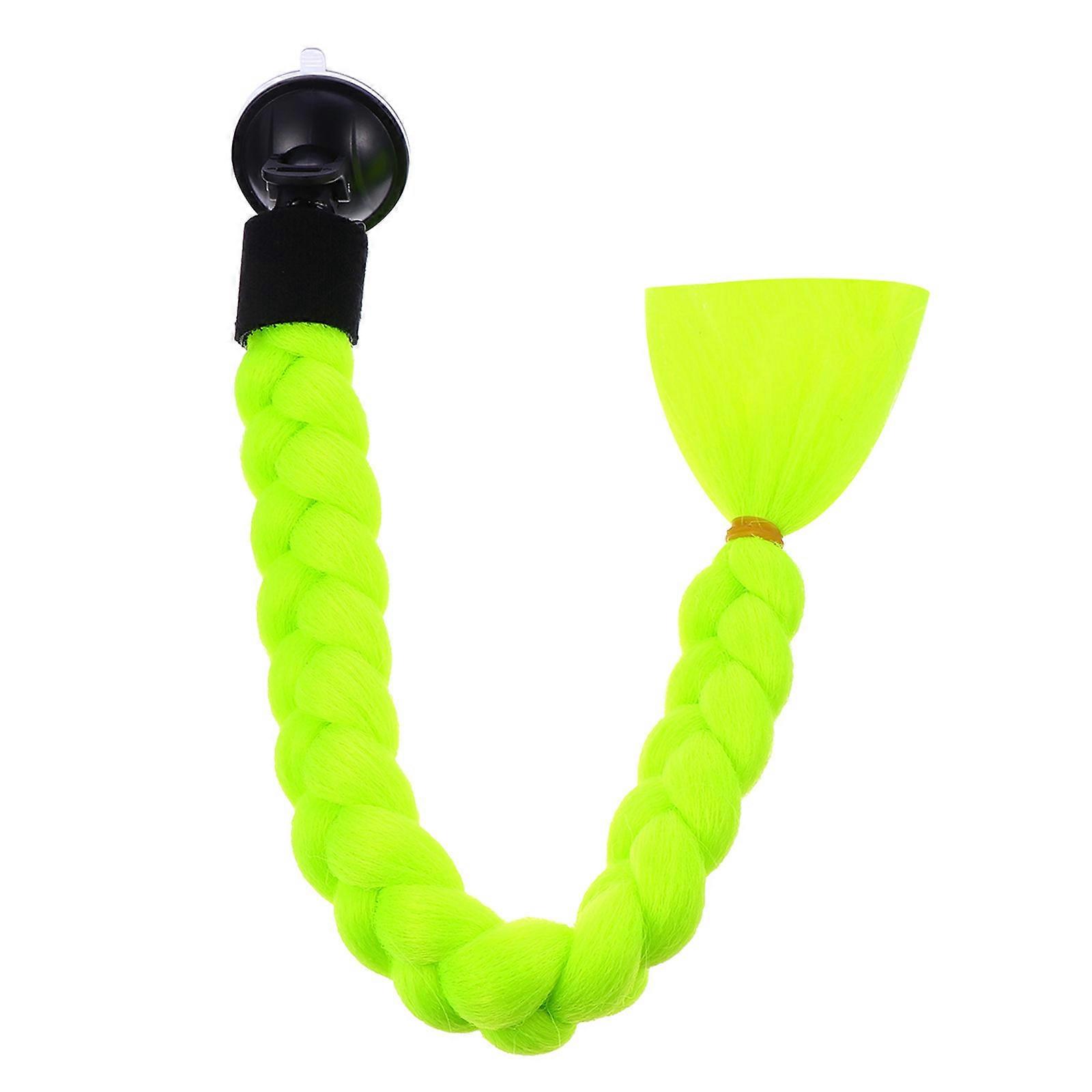 Motorbike Braid for Decoration 2Pcs Yellow Green Accessory