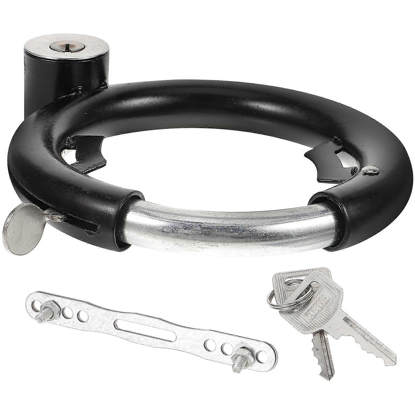 Reusable Bike Lock Multi-Function Round Steel Lock Suitable For Urban Commuting 4Set