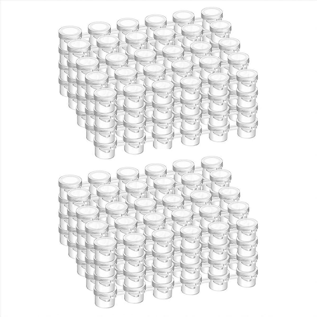 240pcs Paint Containers with Lids, 40 Strips Paint Containers Acrylic Paint with Lids for Craft Pain