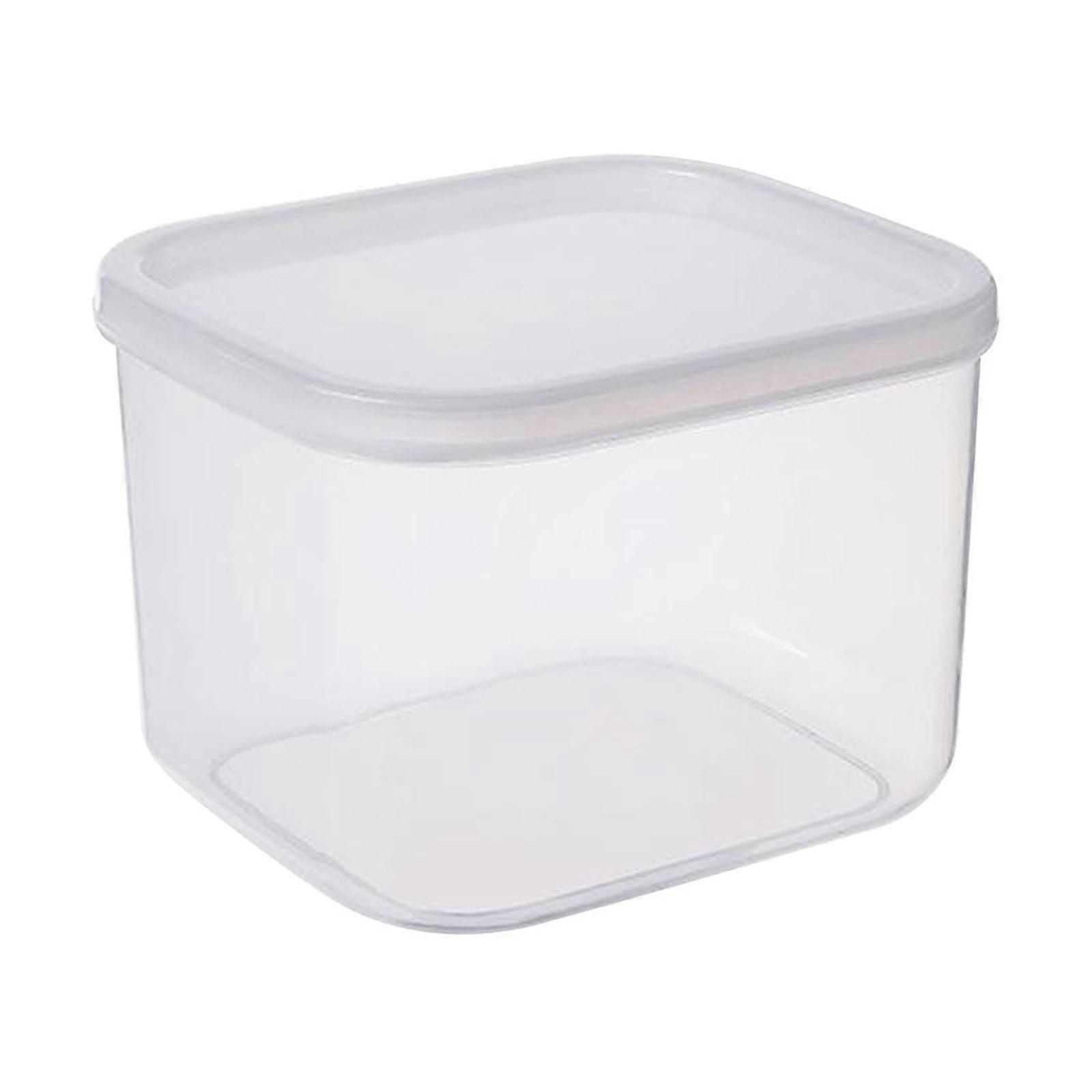 Yonrjhukm Refrigerator Storage Box, Large Transparent Freshness Keeper, Sealed Kitchen Jar with Fruit & Veggie Sorting, Compatible with Yonrjhukm