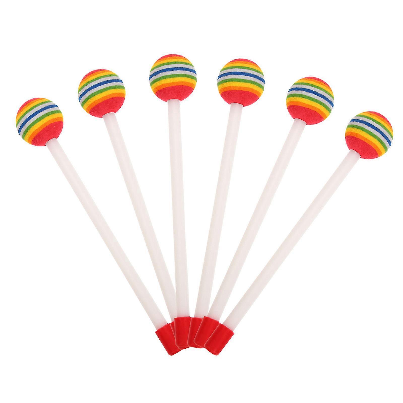 Musical Drumstick for Beginners Plastic Percussion Stick for Music Playing 30Pcs