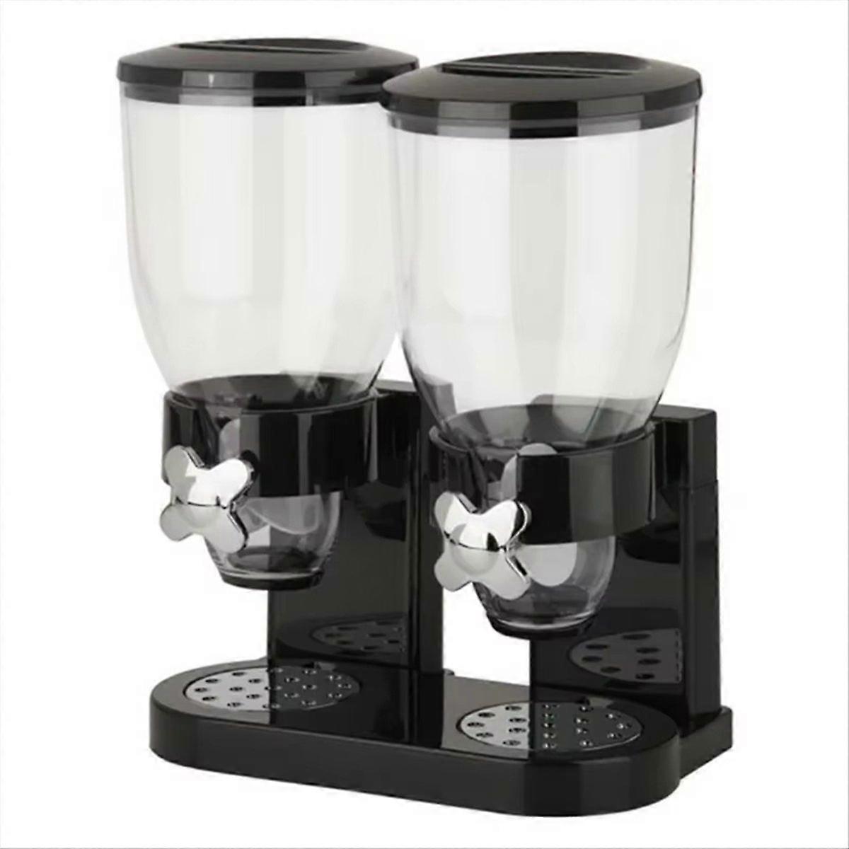 Multifunctional Cereal Dispenser, Dual Control Storage Container
