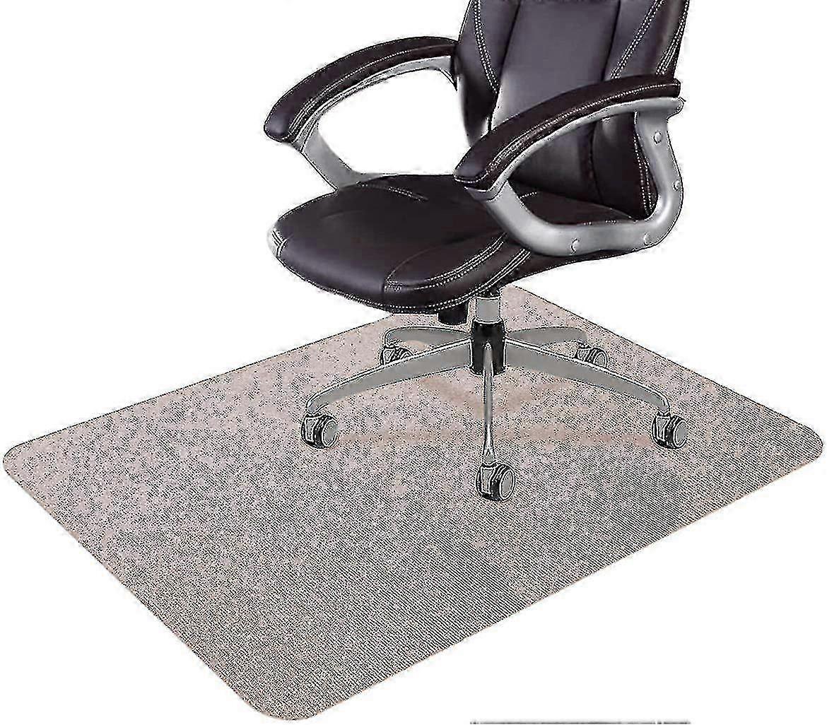 Non-slip chair mat for hard floors with sturdy polyethylene construction 26s