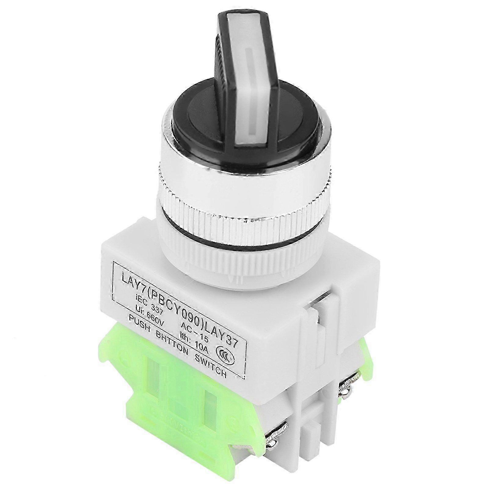 3 Position Maintained Selector Self Locking Rotary Switch LAY37-20X/31