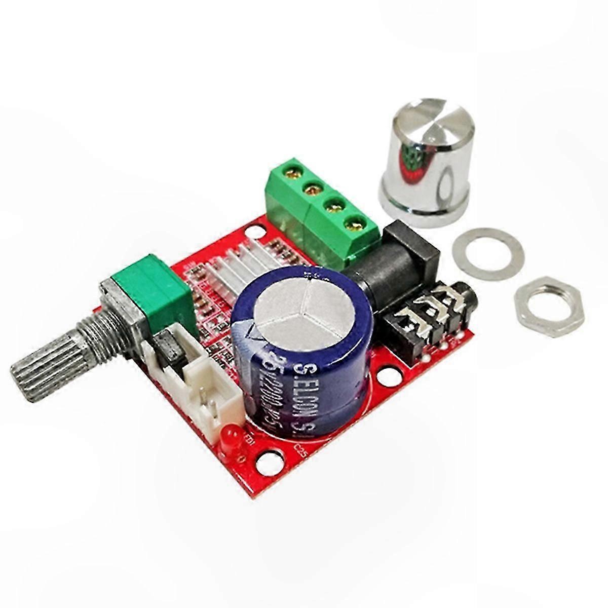 PAM8610 12V Mini Hi-Fi Stereo Amplifier Board 2x10W Dual Channel Class D for DIY Audio Projects