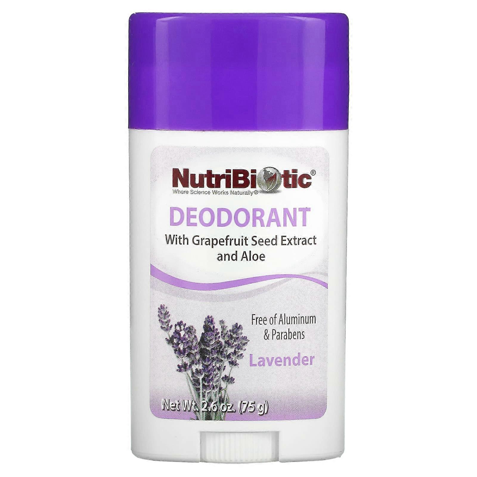 Deodorant, Lavender, 2.6 oz (75 g)