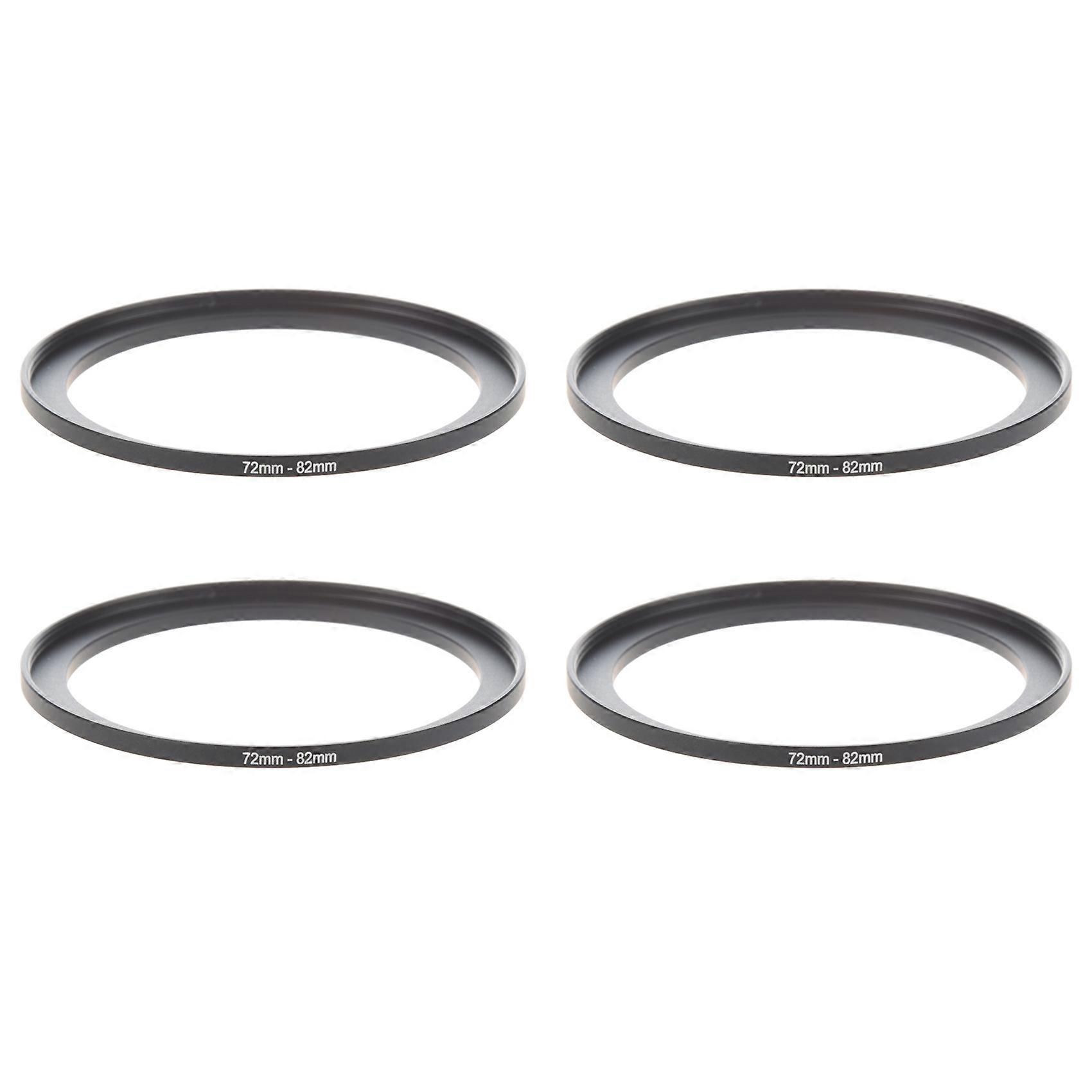 4X Camera Parts 72mm to 82mm Lens Filter Step Up Ring Adapter Black