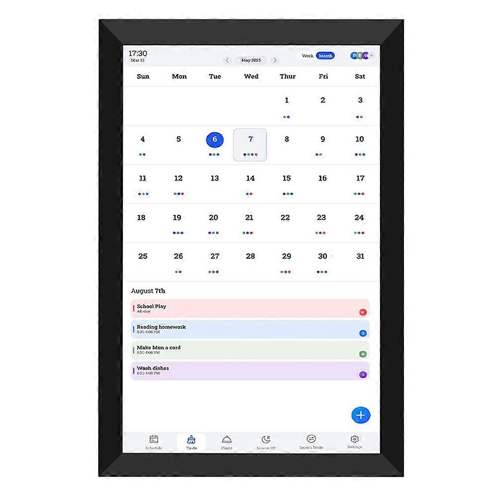 15.6In Digital Calendar Chore Chart EU Plug