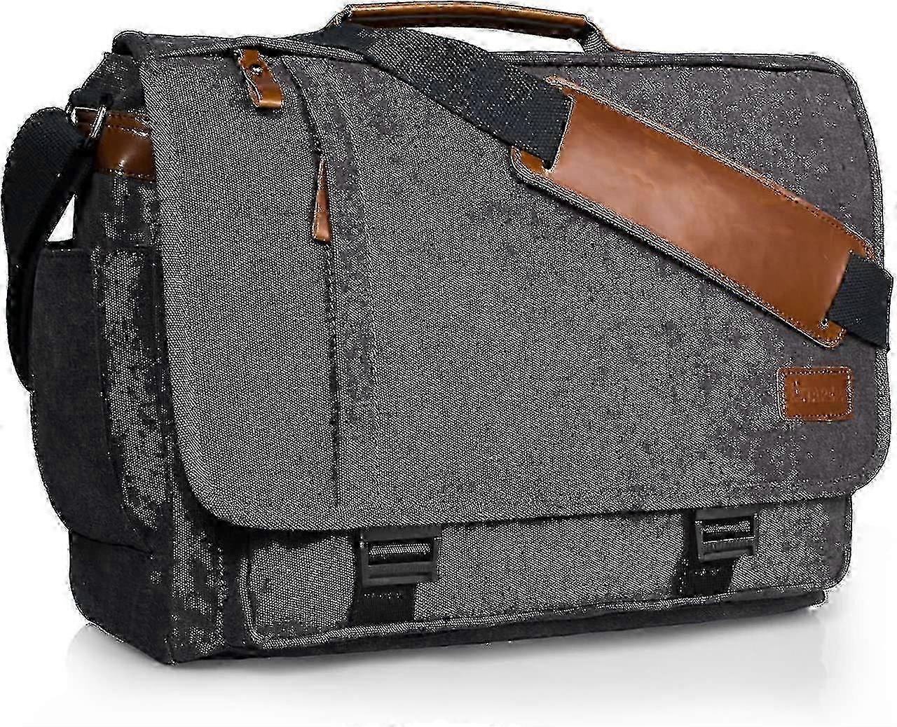 Laptop Messenger Bag 17 -17.3 Polegadas Mens Bolsa de ombro para o trabalho