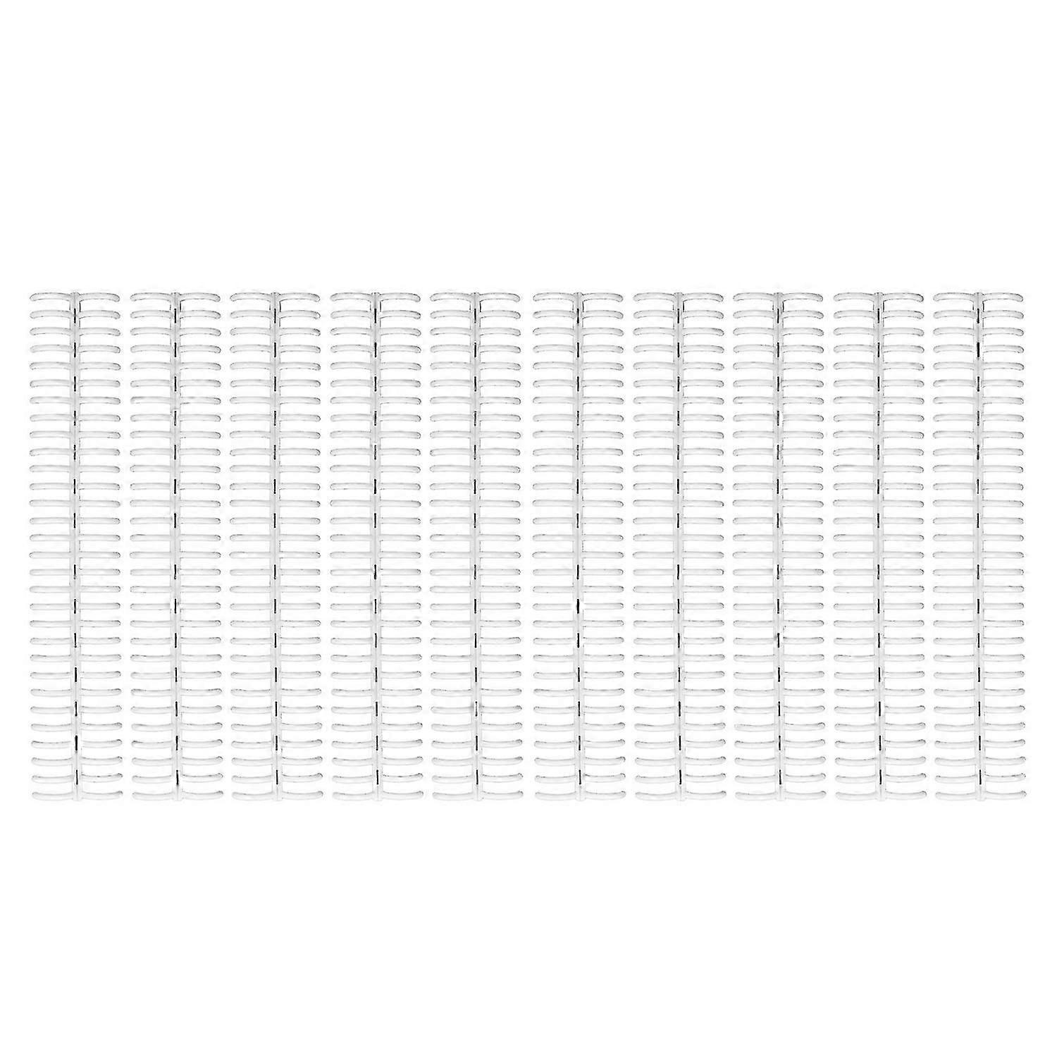 10Pcs Comb Binding Spines 150 Pages 30 Ring Plastic Binder Combs Easy to Open Close Adding 19mm for