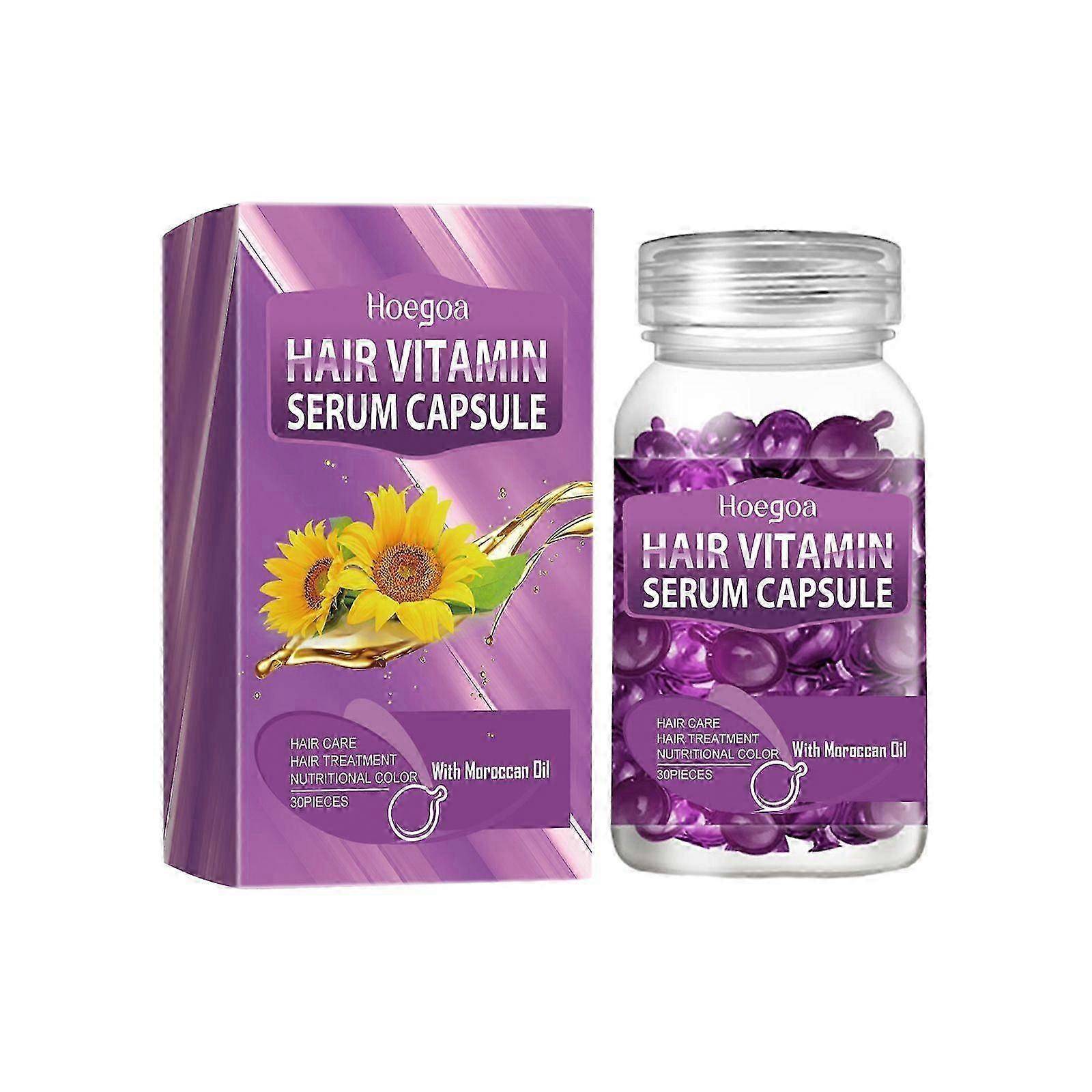 Purple Hair Essential Oil care capsules