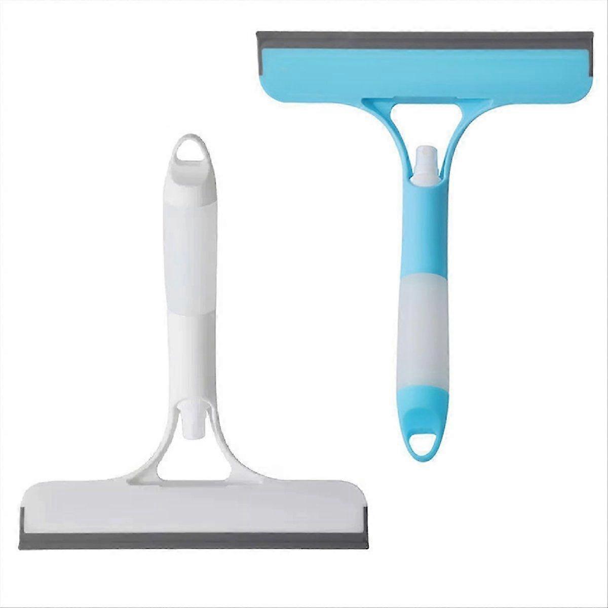Household Multifunctional Glass Cleaning Tool with Watering Can Three in One Mirrors Glass Scraper