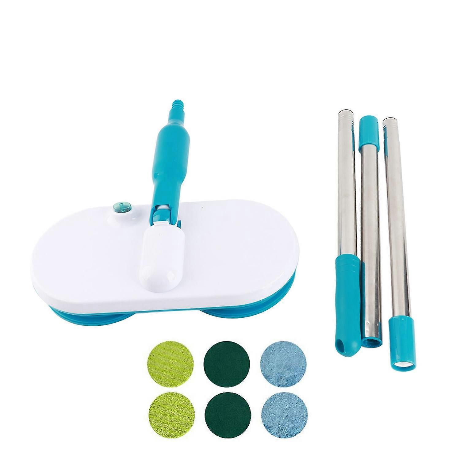 Electric Mop Cordless Rechargeable Self Propelled Mop Floor Cleaner with 6 Replacement Pad for Hardw