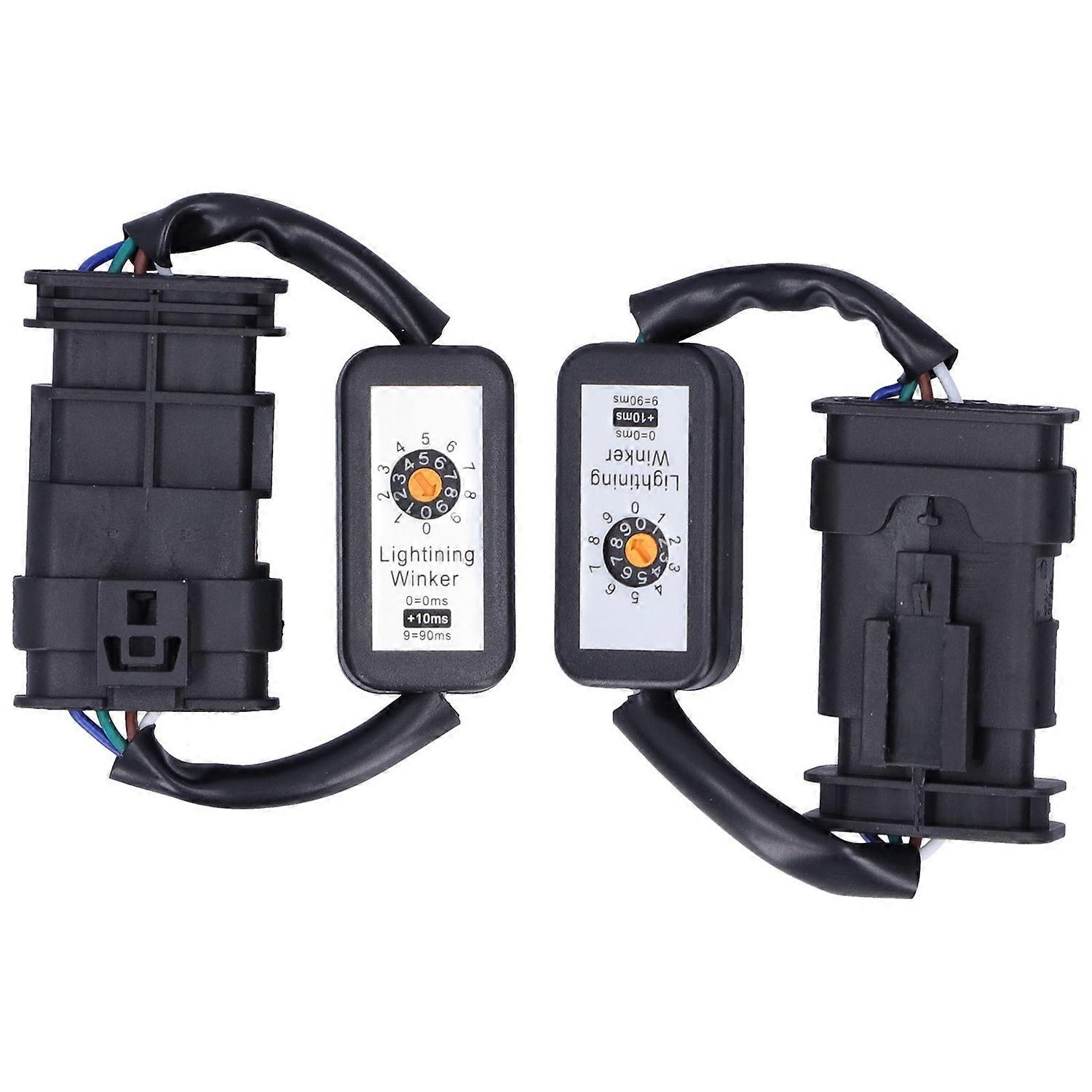 Pair LED Tail Lights Dynamic Turn Signal Adapter Harness Blinker Module Kits Fit for 3 Series F30 F3