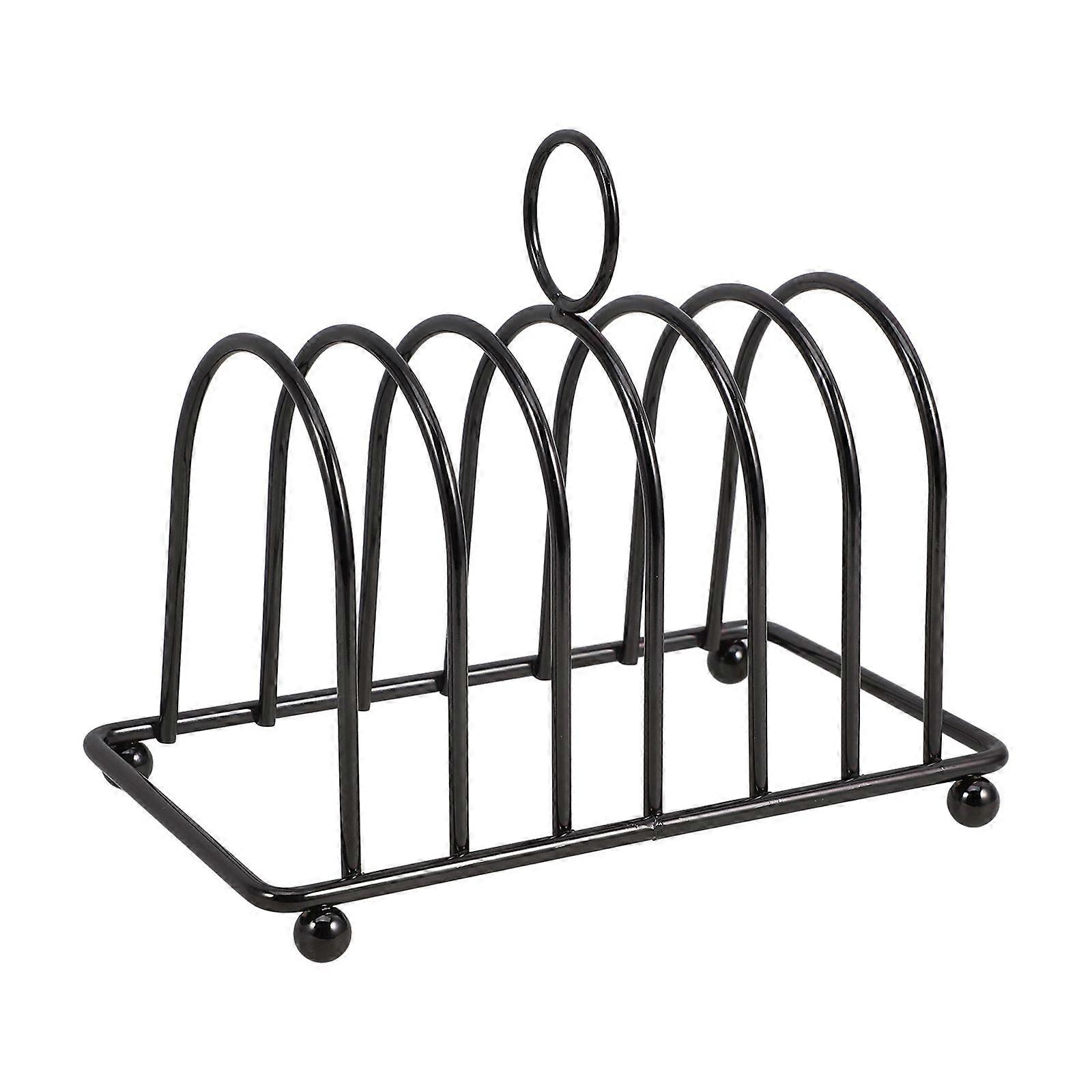 Stainless Steel Toast Slices Holder Multi-functional Bread Holder Toast Rack Multi-slots Toast Slices Cooling Rack For Baking Supply Kitchen Bread Hol