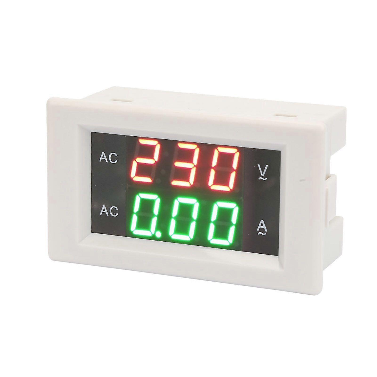 White YB4835VA High Accuracy Sine Wave Current Digital Display Dual Meter Amperemeter VoltmeterSH