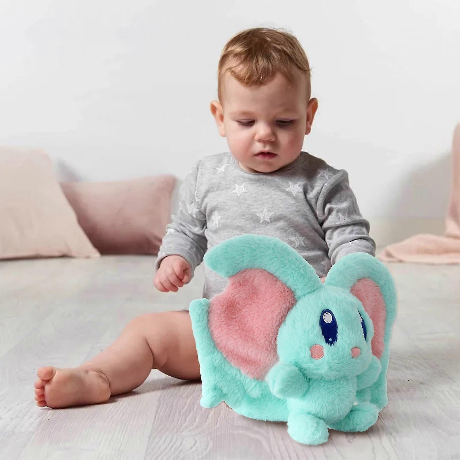 Elfilin Kirby Plush - Kirby and The Forgotten Land, Elflin Plushies Toys, Adventure Soft Plush, Blue 25cm