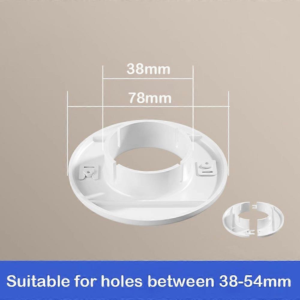 Split Type Wall Decorative Cover Plastic Wall Hole Duct Cover Durable Pipe Plug  Cable Passage