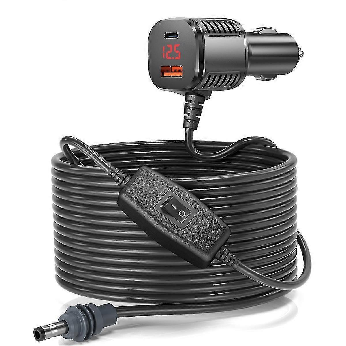 5m for Mini Digital Car Charging to DC Power Cord Multi Functional Car AdapterHwy