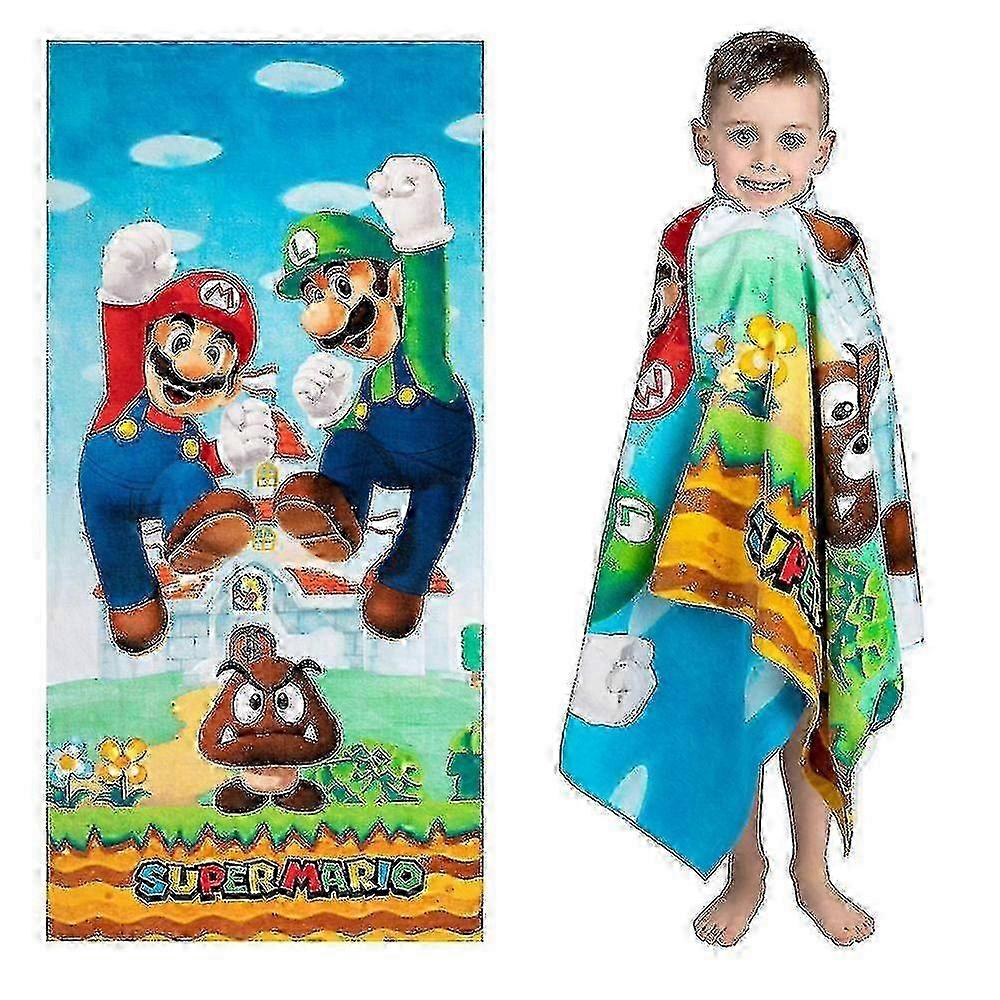 Lapset Pojat Tytöt Sarjakuvahahmo Rantapyyhe Uima-allas Kesäkylpy Suihkupyyhkeet 24'x 48',WHBYV