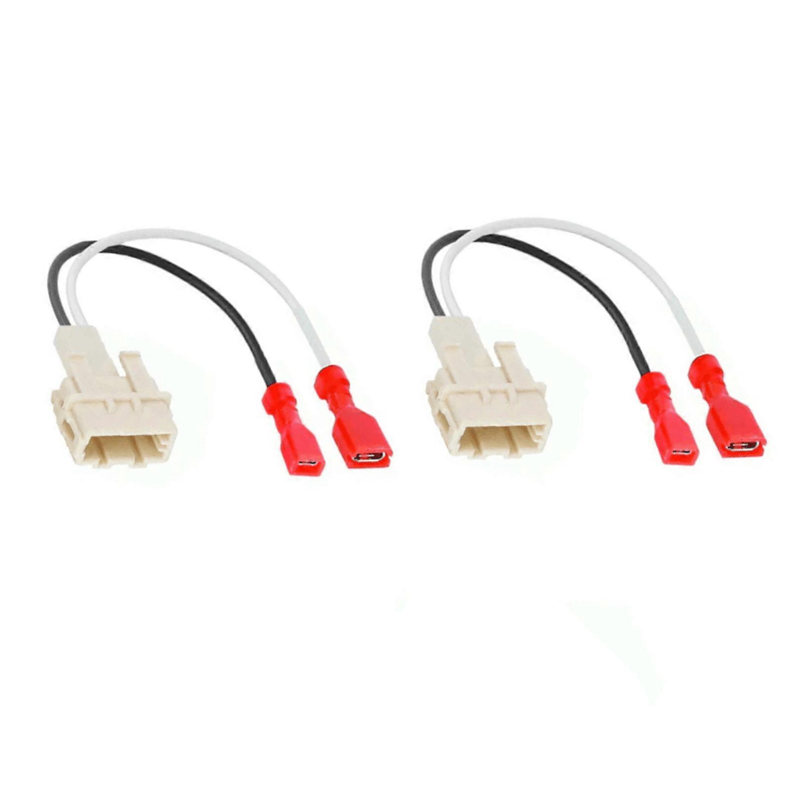 Quick Connect Auto Sound Cable Strong ABS Construction Stable Signal Transmission Vehicle Speaker Wire Harness for Car Multicolor