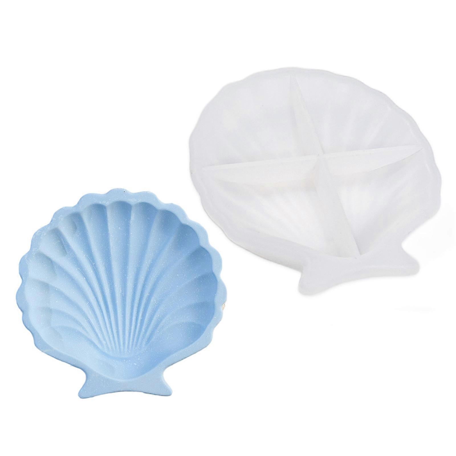 Silikonform för konstnärliga snäckskal, mjuk silikonform för snäckskal, unik form för gör-det-själv-konstprojekt, flerfärgad